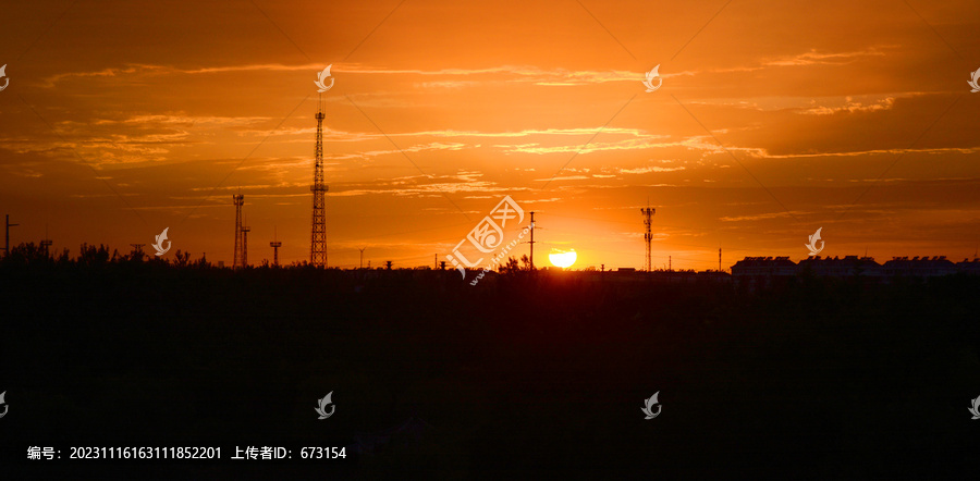 夕阳天空