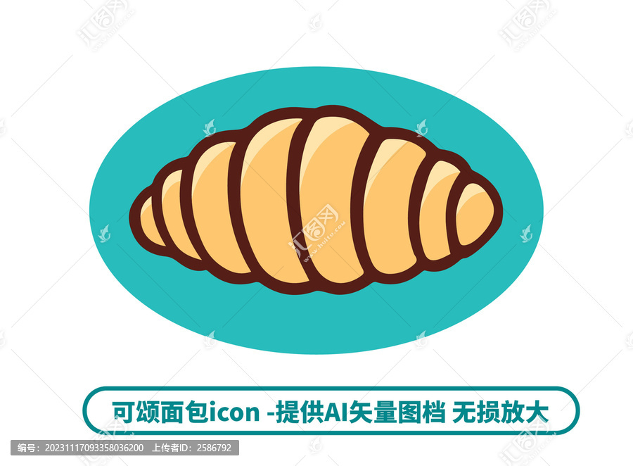 可颂面包icon