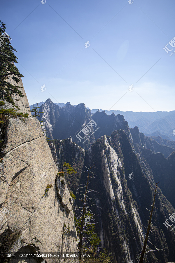 西岳华山风光