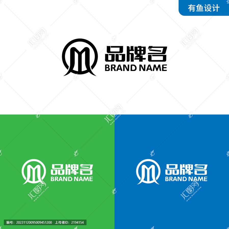 M字母LOGO象标志