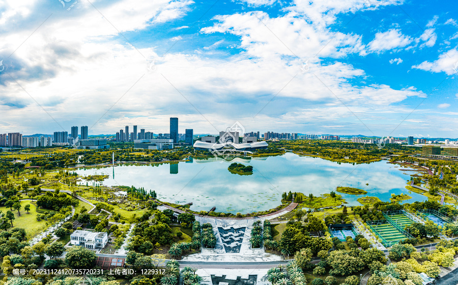 柳州城市风光航拍全景