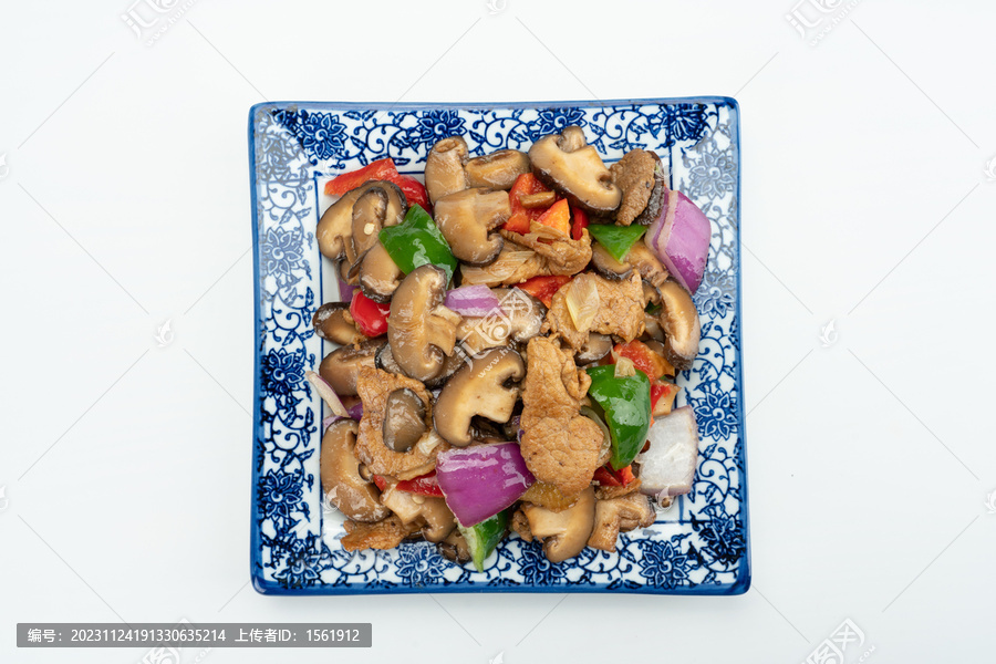 香菇炒肉片