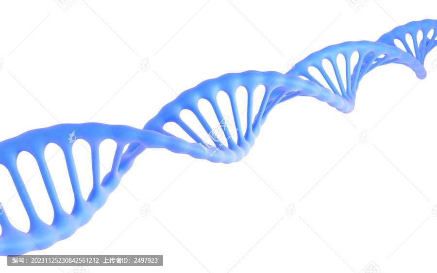 蓝色螺旋DNA元素