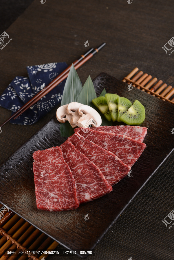 烤雪花牛肉