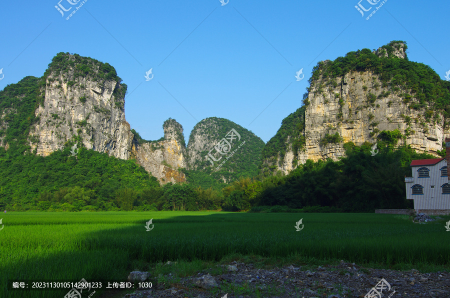 山景自然风景绿色乡村