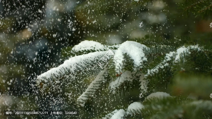 下雪