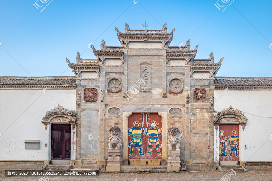 浙江省丽水松阳的天后宫建筑风景