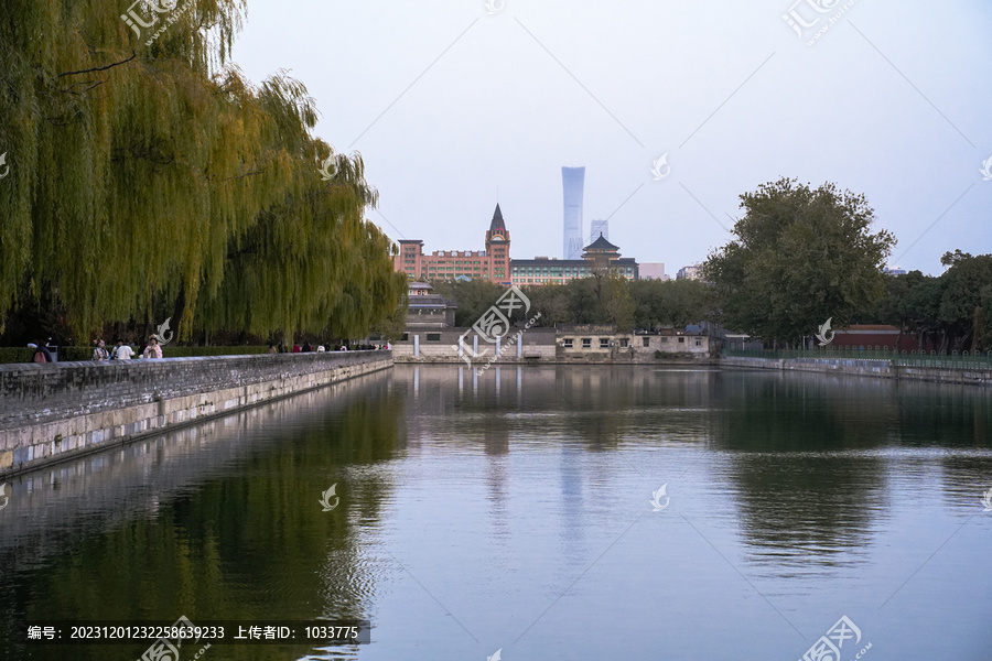 北京故宫博物院护城河