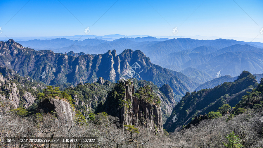 安徽黄山自然风光美景