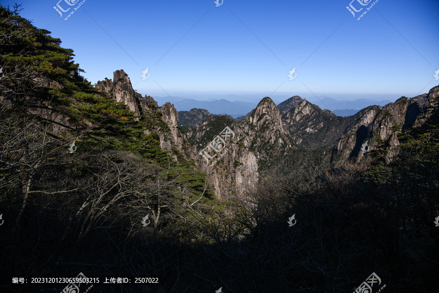 安徽黄山自然风光美景