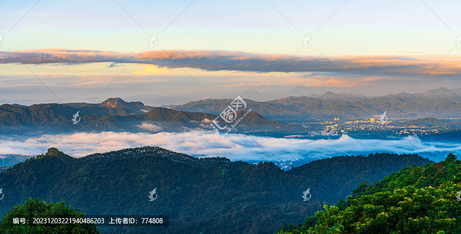 高山下的农村