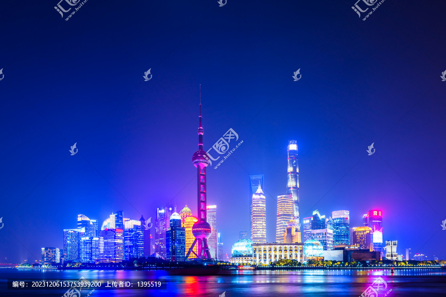 上海陆家嘴夜景