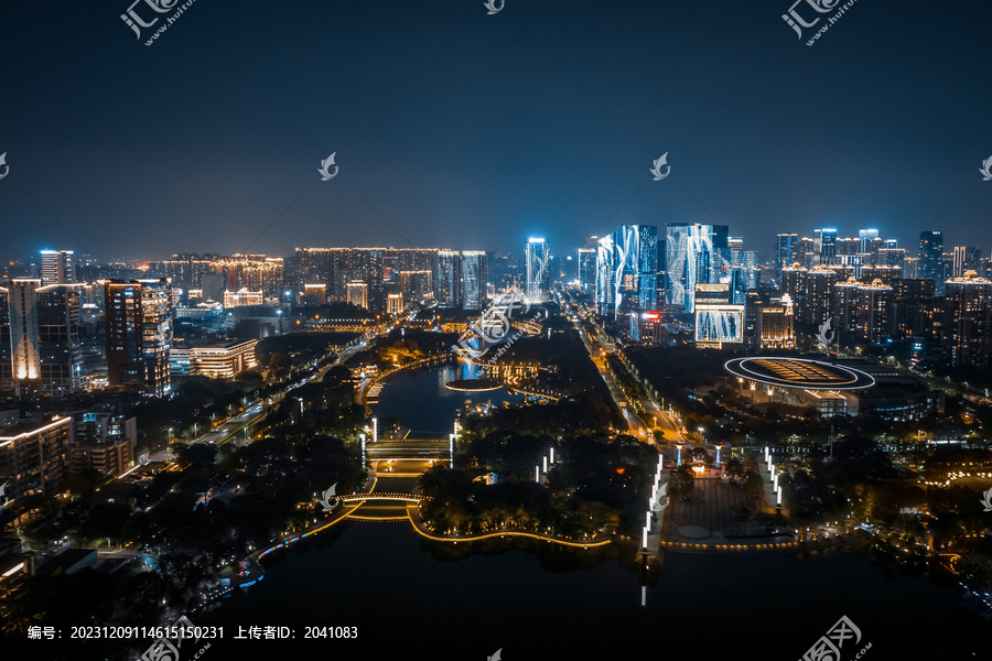 佛山千灯湖夜景