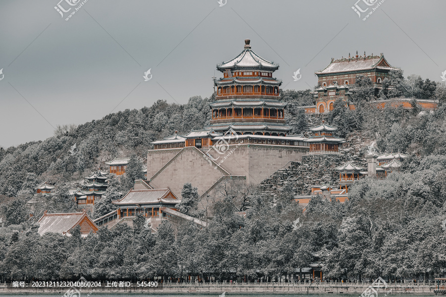 颐和园雪景