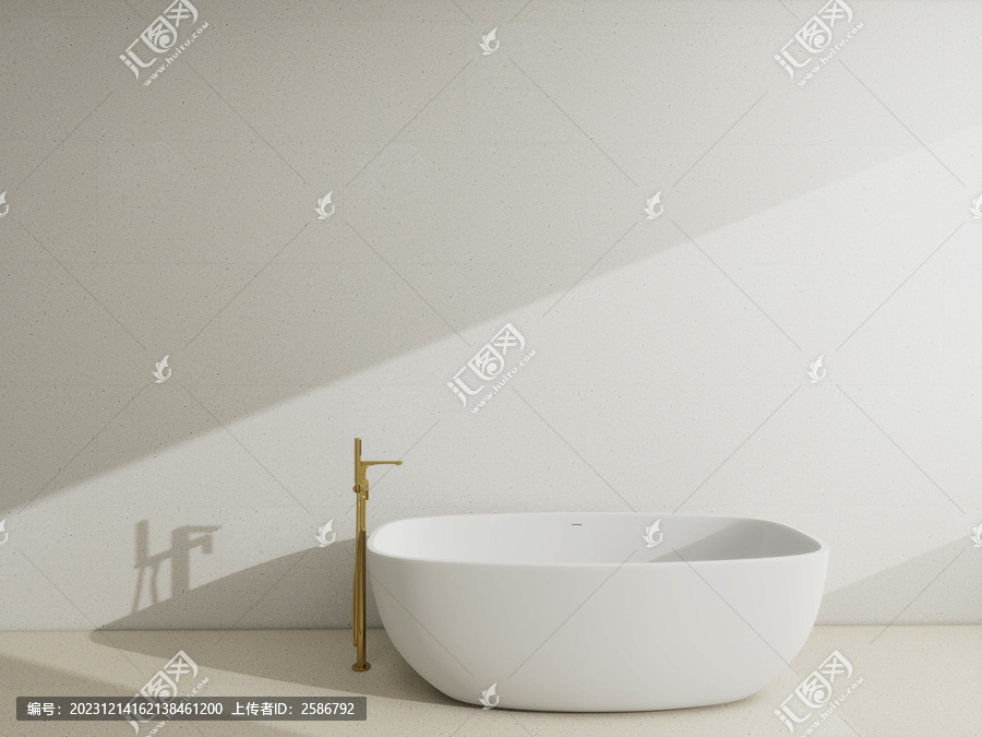 简约浴室瓷砖背景墙