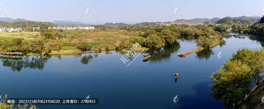 婺源月亮湾全景