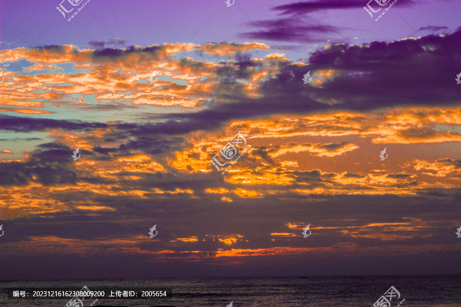 广东南澳岛大海晨曦天空风景