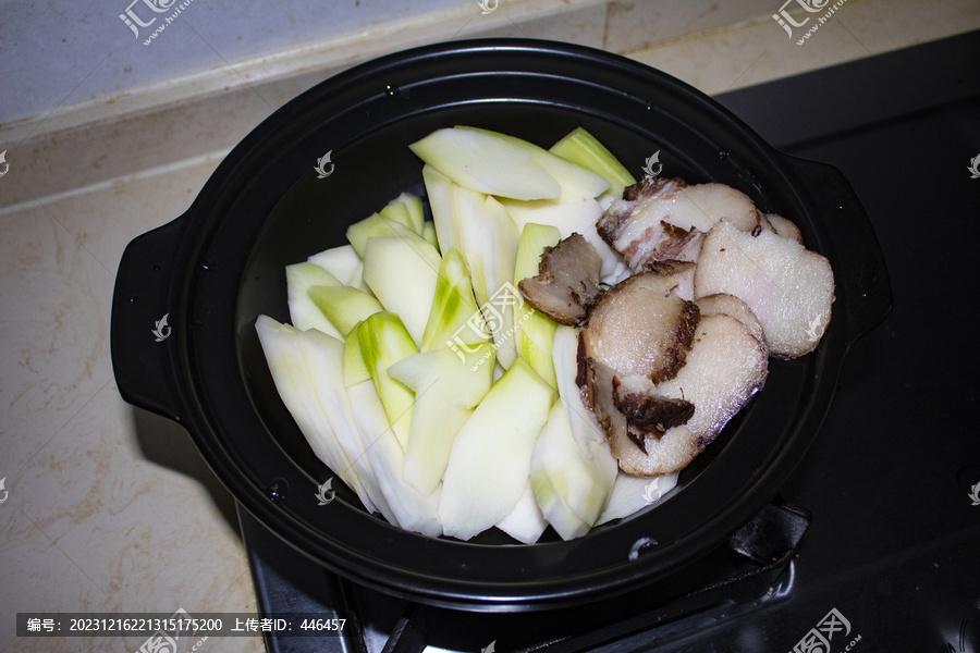 腊肉青菜