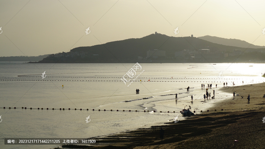 海岸夕阳