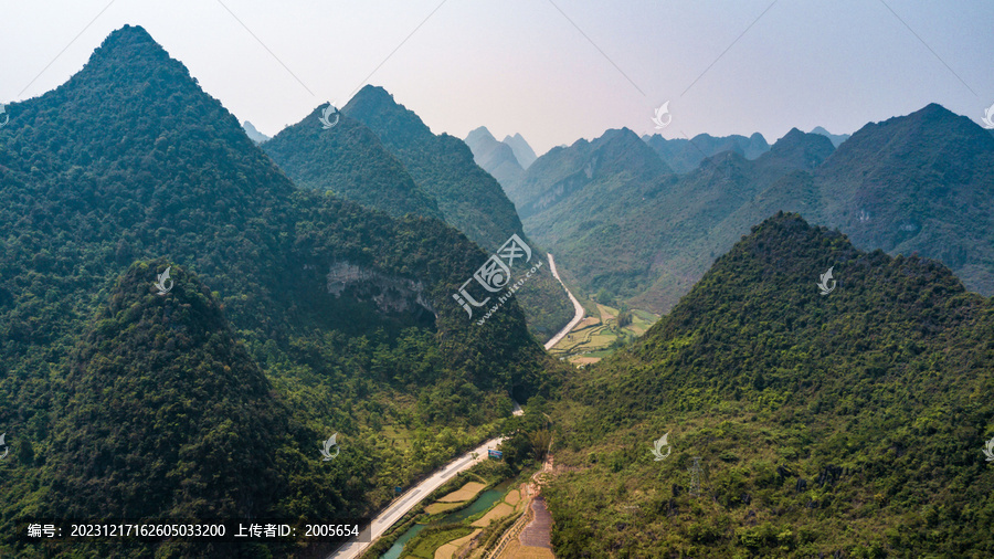 广西靖西山区风光