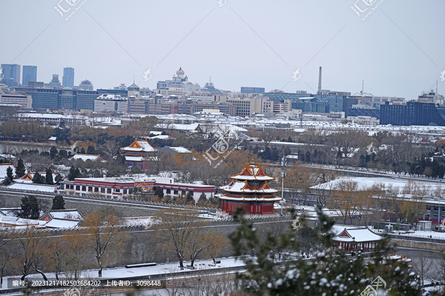 故宫角楼雪景