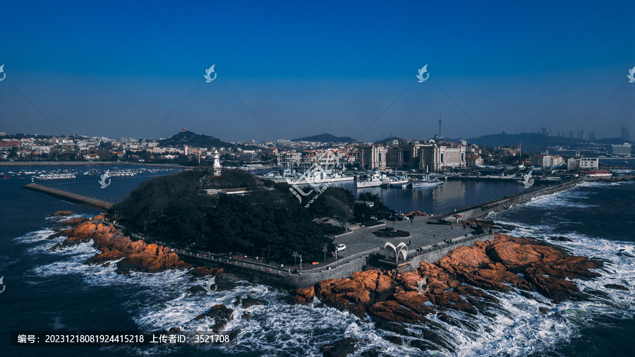 青岛琴屿路小青岛附近风景建筑