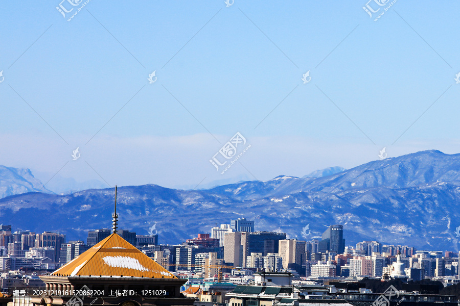 燕京八景之西山晴雪