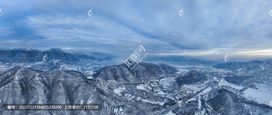 太行山雪景