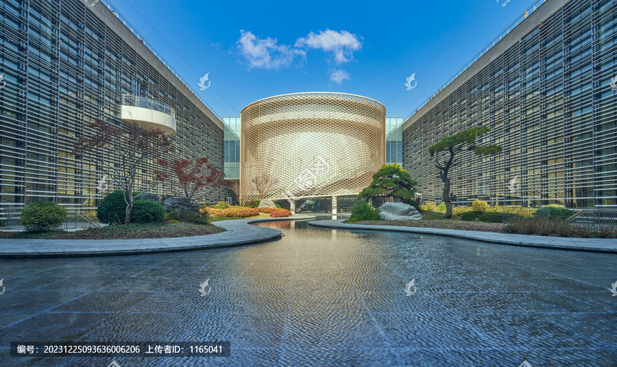 中国大运河博物馆内庭院