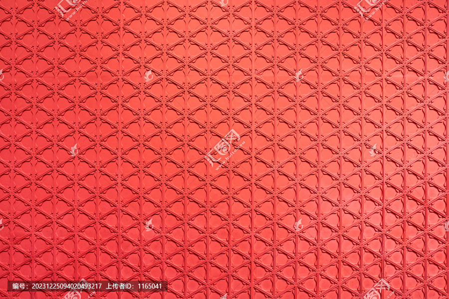 红色格子背景墙
