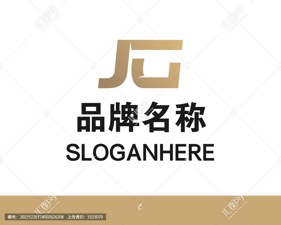 金色JG标志LOGO