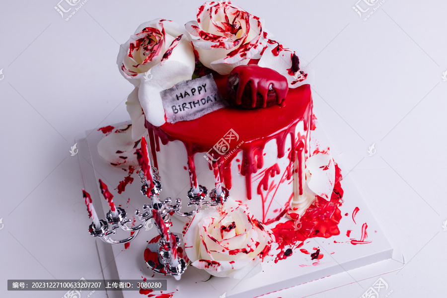 血色婚礼蛋糕