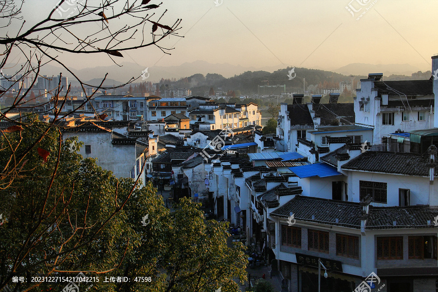 黄山市黄昏