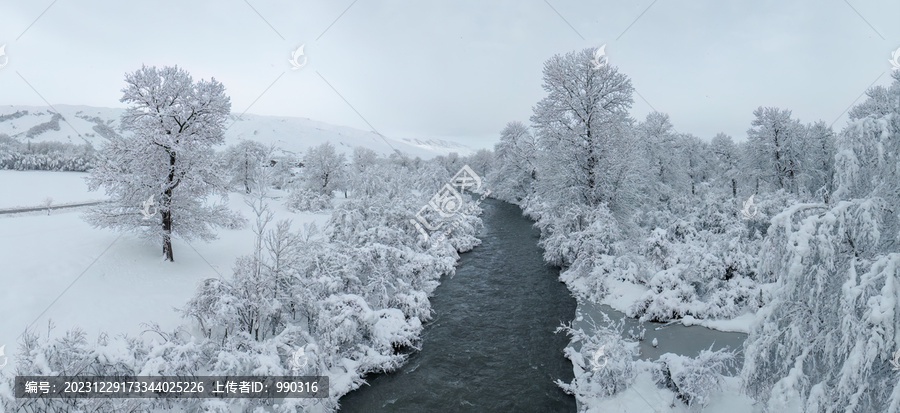 那拉提雪景