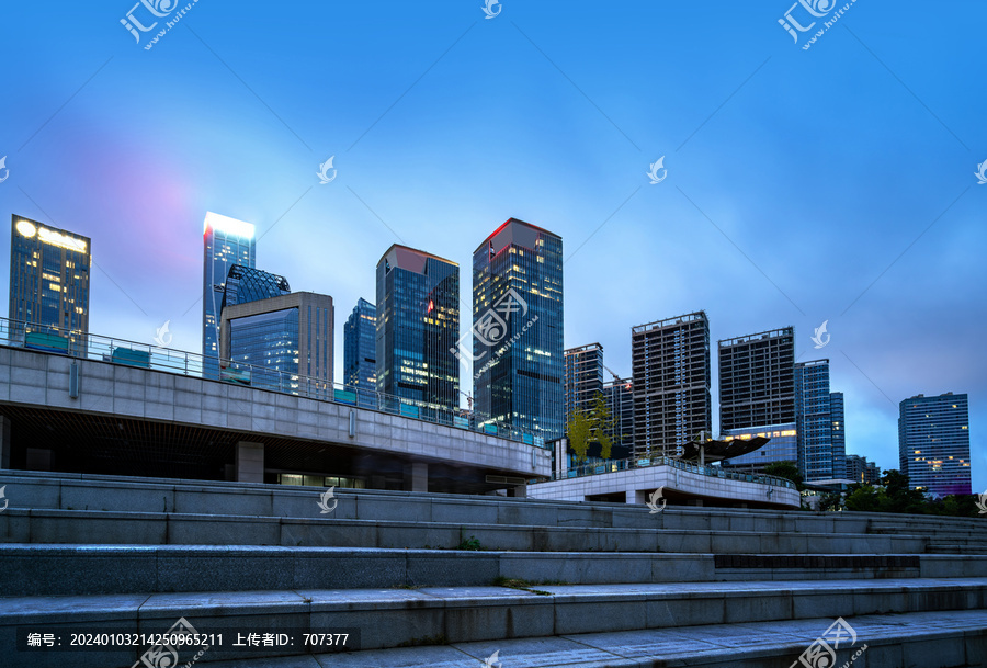 湖南长沙金融中心的摩天大楼