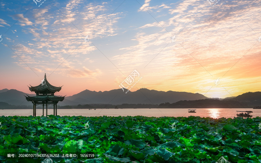 杭州西湖集贤亭