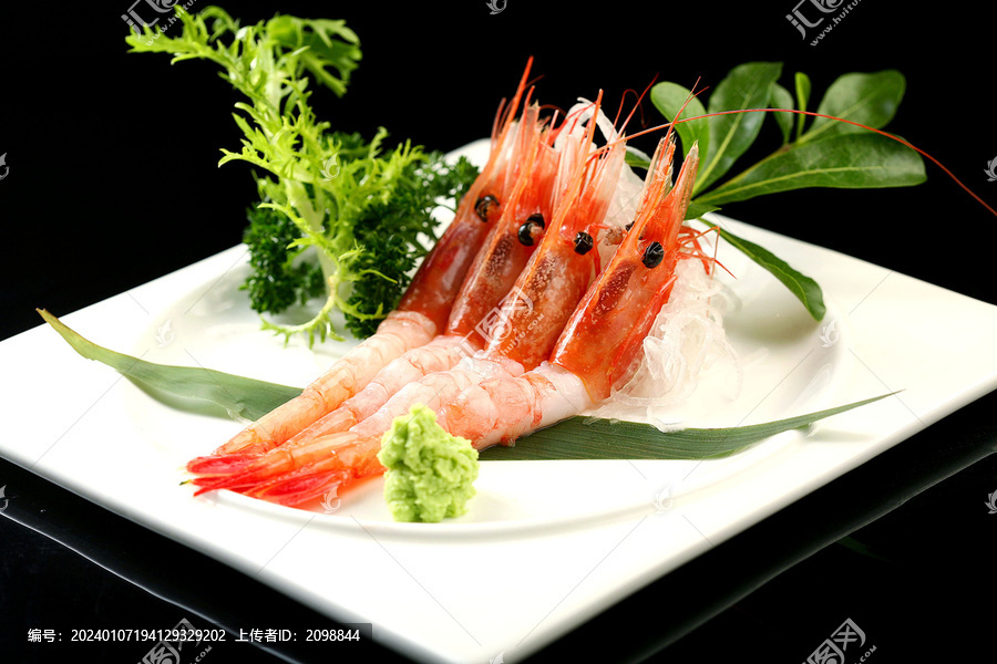 北海道大甜虾刺身