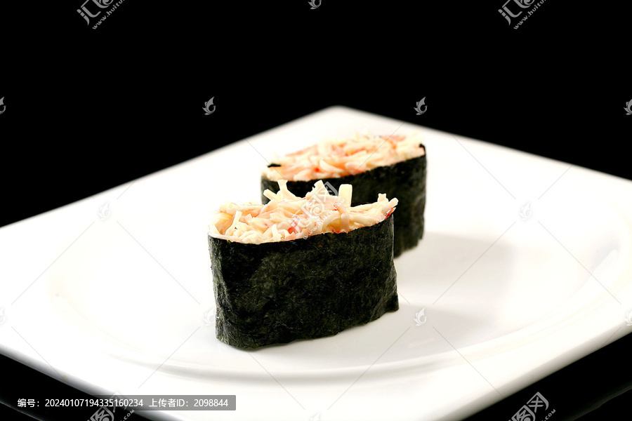 蟹肉沙拉寿司