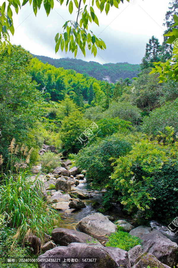 山间溪流