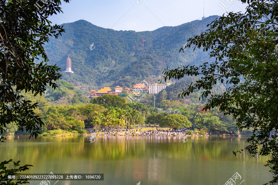 仙湖岸边