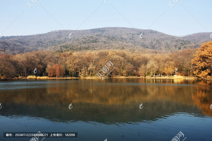 冬季湖景