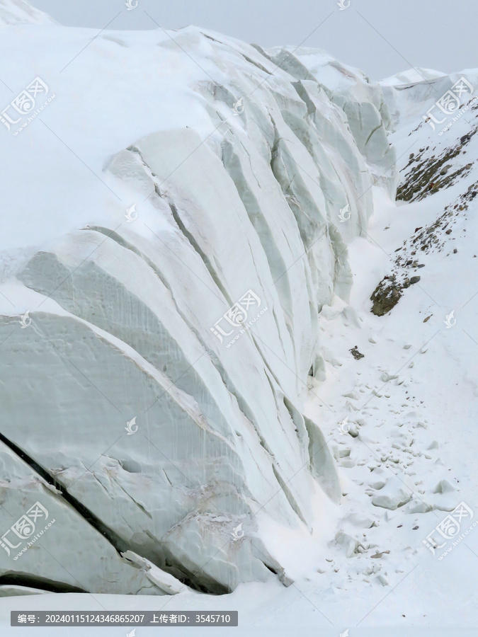 新疆帕米尔高原慕士塔格冰川