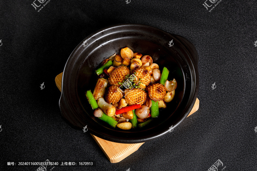 石锅香煎鲍鱼