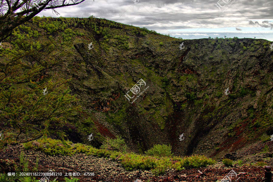 五大连池老黑山火山口