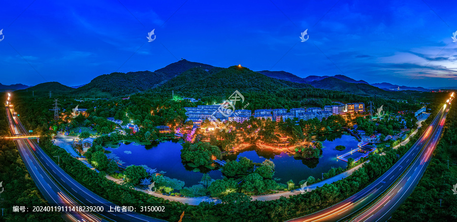 永泉小镇夜景