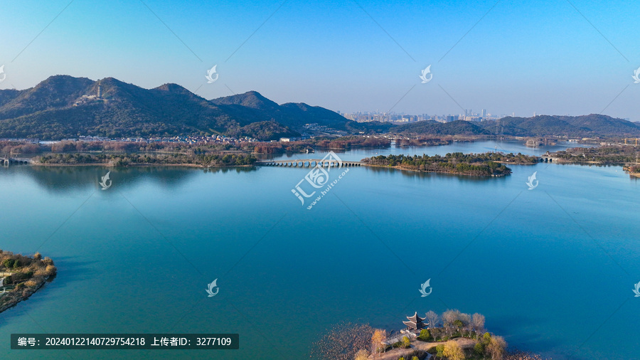 杭州湘湖景区山水风光