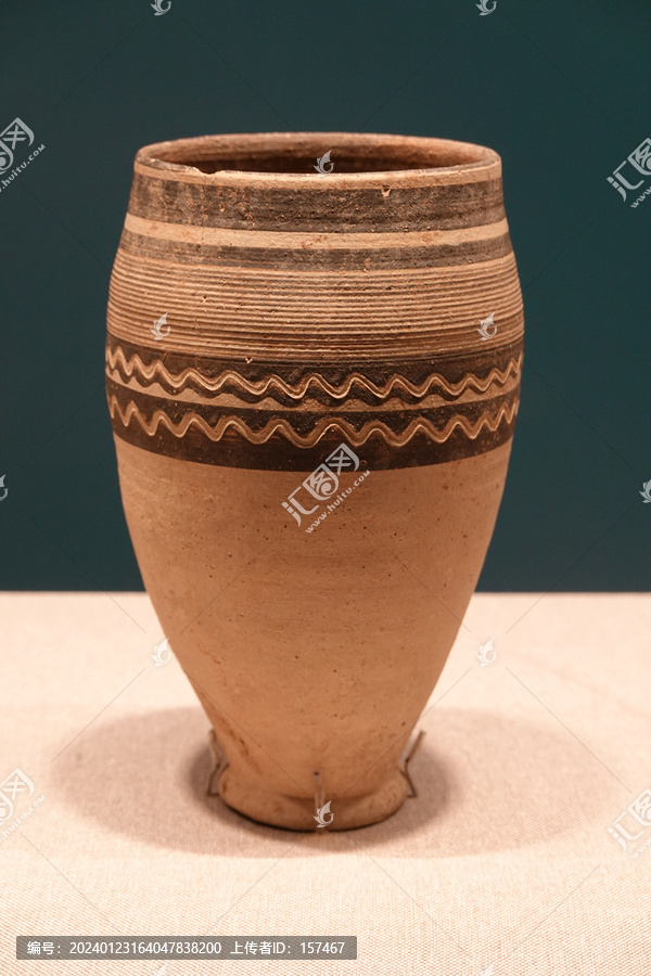 叙利亚文物彩陶杯