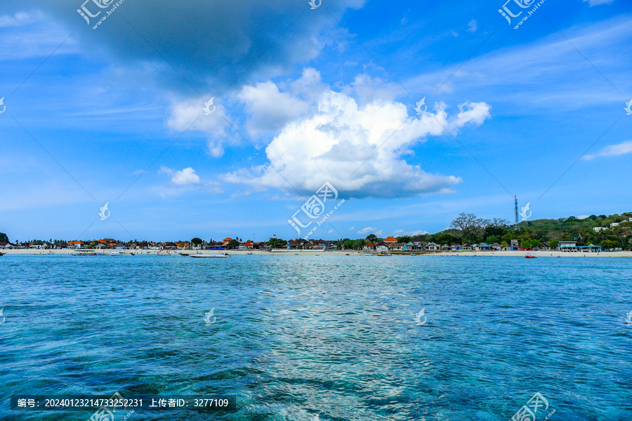 印尼巴厘岛海岛自然风光