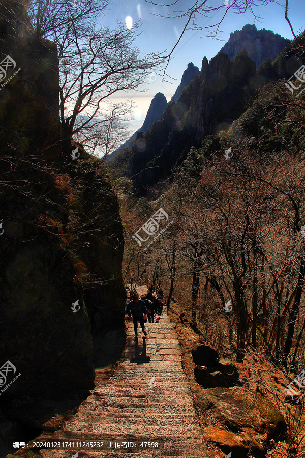 黄山登山路