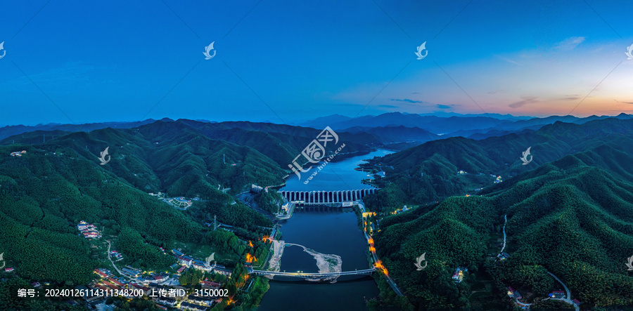 佛子岭水库夜景